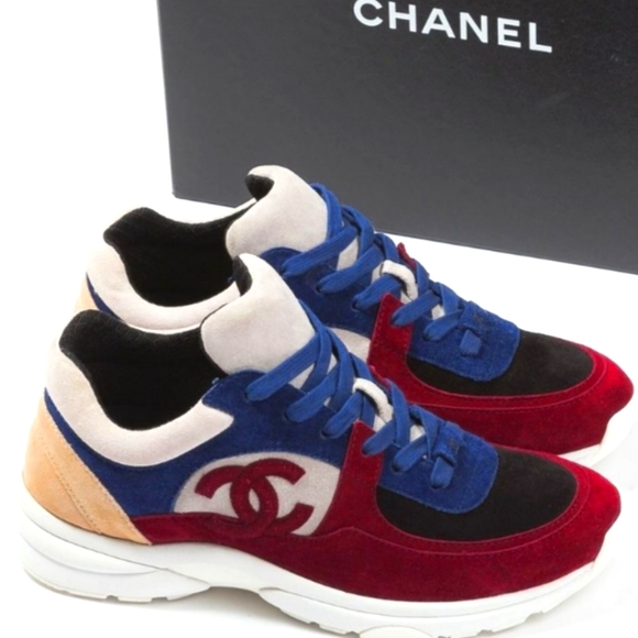 CHANEL Shoes - CHANEL multicolored Sneakers
